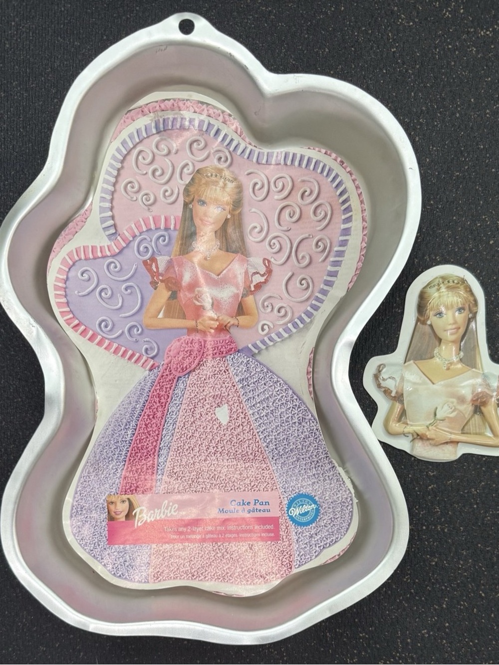 Wilton Barbie Cake Pan | Brand New | Faceplate Decoration | Holiday Baking